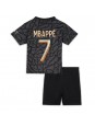 Paris Saint-Germain Kylian Mbappe #7 Alternativní dres pro děti 2023-24 Krátký Rukáv (+ trenýrky)